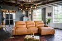 KAWOLA Big-Sofa DORI Eckcouch mit Longchair Leder Cognac Bild 3