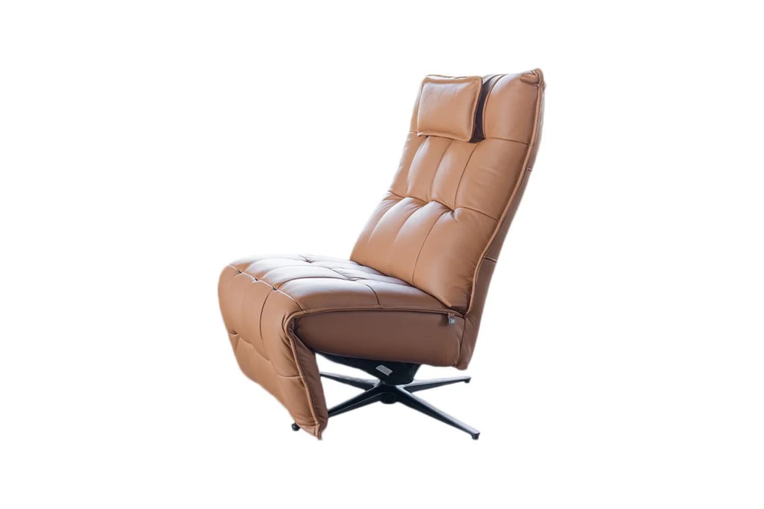 KAWOLA Relaxsessel MIKO, motorisch verstellbar, braun, 360°-Drehfunktion