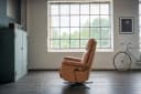 KAWOLA Relaxsessel NAMA Leder Braun mit Drehfunktion & Kopfstütze Bild 5