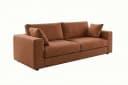 KAWOLA 3-Sitzer Sofa AMINA Stoff Couch Braun Modern Bild 1