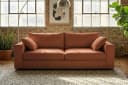 KAWOLA 3-Sitzer Sofa AMINA Stoff Couch Braun Modern Bild 3