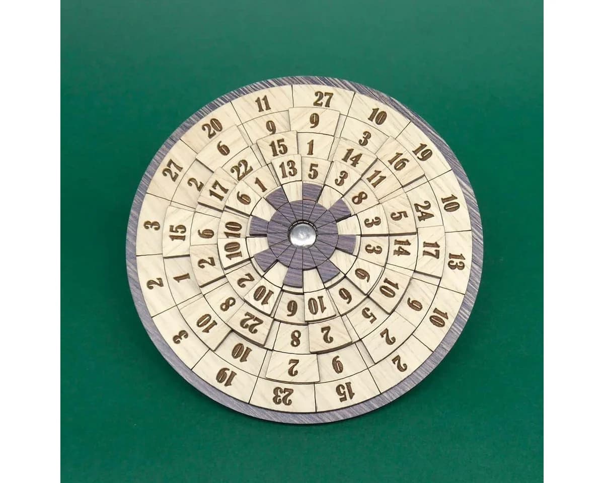 ROMBOL Denkspiele Spiel THALES - Mathematisches Dreh-Puzzle Holz - Bild 3