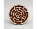 ROMBOL Labyrinth Drehpuzzle Holz Knobelspiel für Kinder & Erwachsene Bild 1