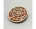 ROMBOL Labyrinth Drehpuzzle Holz Knobelspiel für Kinder & Erwachsene Bild 2