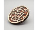 ROMBOL Labyrinth Drehpuzzle Holz Knobelspiel für Kinder & Erwachsene Bild 3