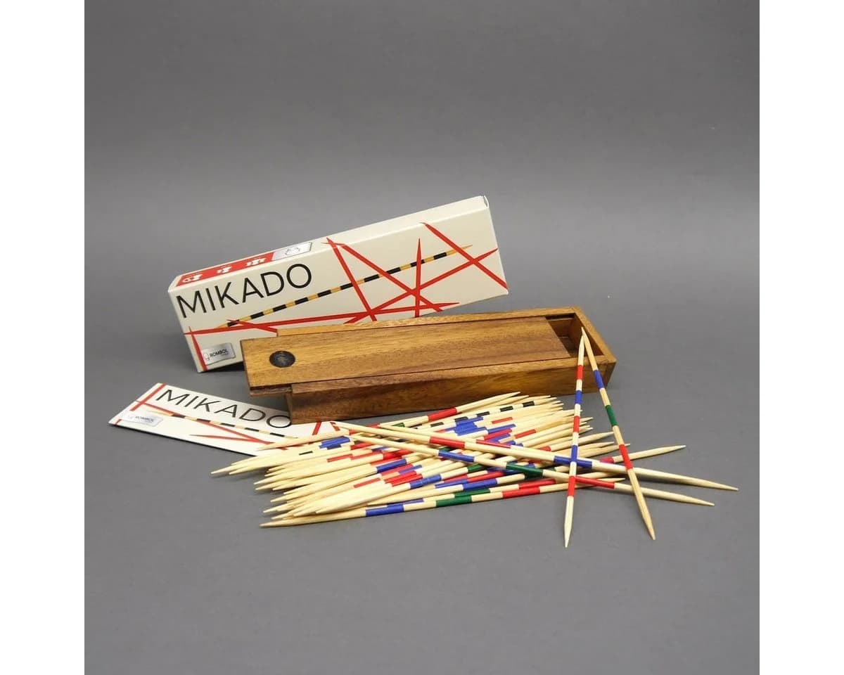 ROMBOL Denkspiele Spiel MIKADO - klassisches Geschicklichkeitsspiel, Holzspiel - Bild 2