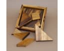 ROMBOL Tangram Holzpuzzle - Klassisches Denkspiel aus Holz Bild 1