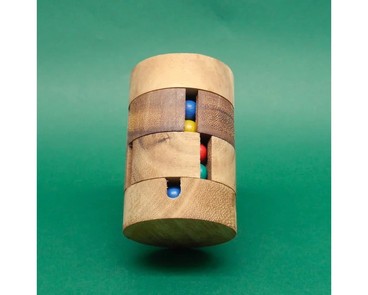 ROMBOL Denkspiele Spiel REVOLVE - Dreh-Puzzle Holz Bunt - Bild 2