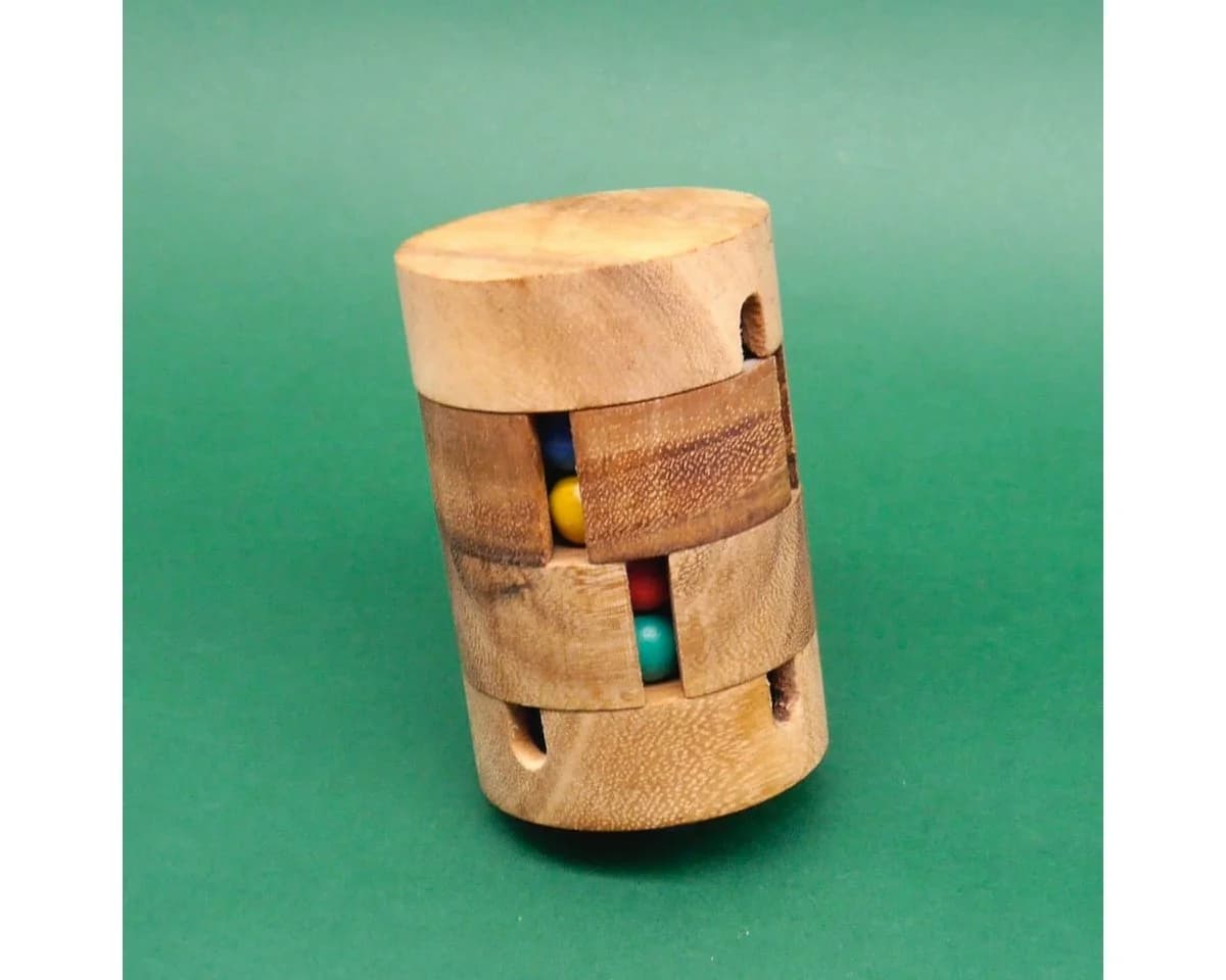 ROMBOL Denkspiele Spiel REVOLVE - Dreh-Puzzle Holz Bunt - Bild 4