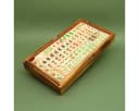 ROMBOL Denkspiele Mahjong Holzspiel - Chinesisches Gesellschaftsspiel Bild 1
