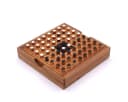 ROMBOL Denkspiele Spiel Reversi – Interessantes Strategiespiel für 2 Personen aus edlem Holz Bild 4