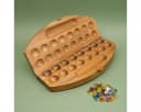 ROMBOL HUS BAO Klappbares Steinchenspiel Brettspiel Holz Bild 1