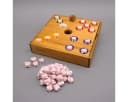 ROMBOL Denkspiele FERKELSPIEL Würfelspiel Brettspiel Holz Keramik Bild 1