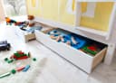 TICAA Schubkasten 2er-Set Weiß Massivholz Kiefer Bild 2