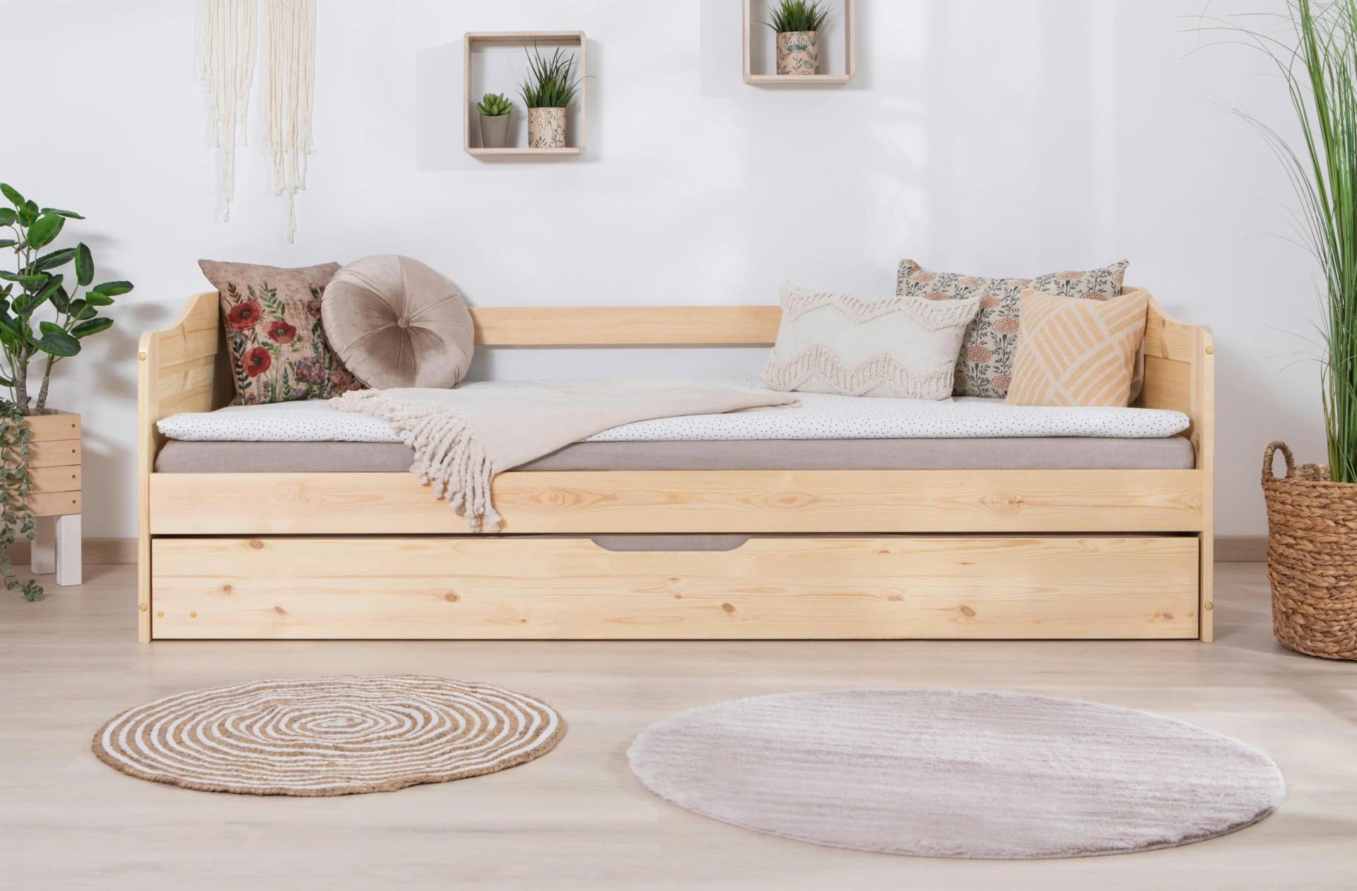 Ausziehbett Holz Melinda Kiefer