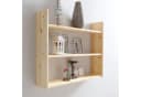 Ticaa Wandregal Kiefer Natur Massivholz Bild 1