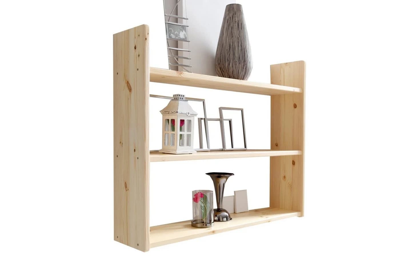 Ticaa Wandregal Kiefer Natur Massivholz - Bild 2