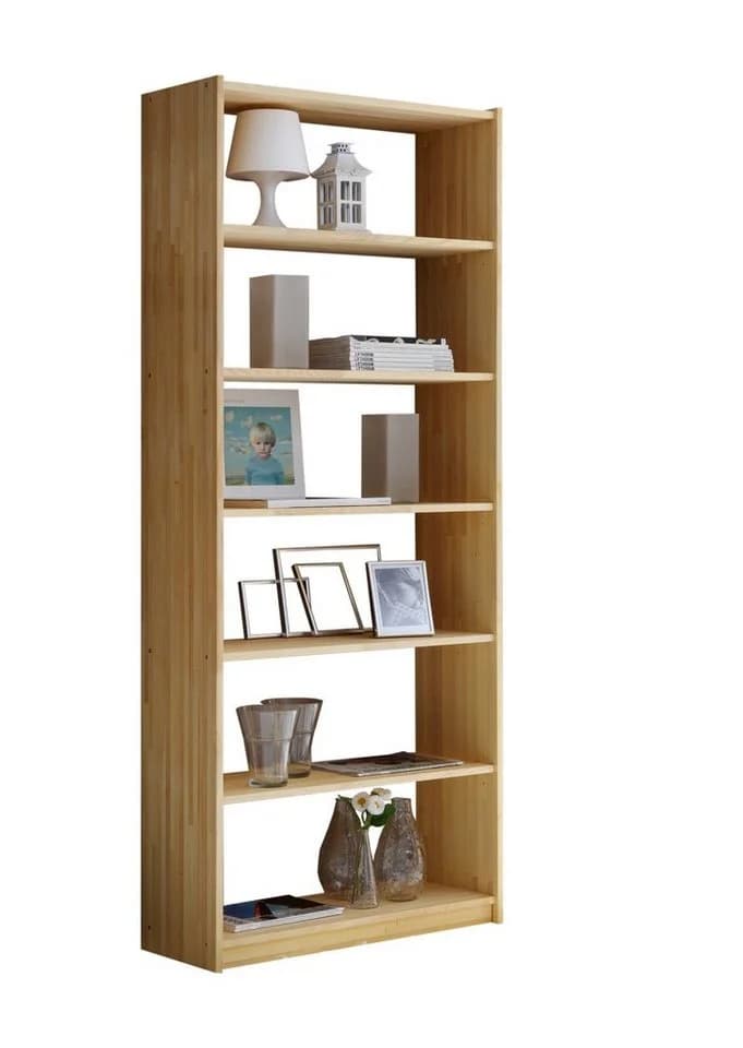 Ticaa Standregal Bücherregal Kiefer Natur - Bild 3
