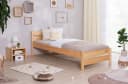TiCAA Massivholz Einzelbett Bora Kiefer Natur Bild 1