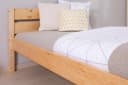 TiCAA Massivholz Einzelbett Bora Kiefer Natur Bild 4