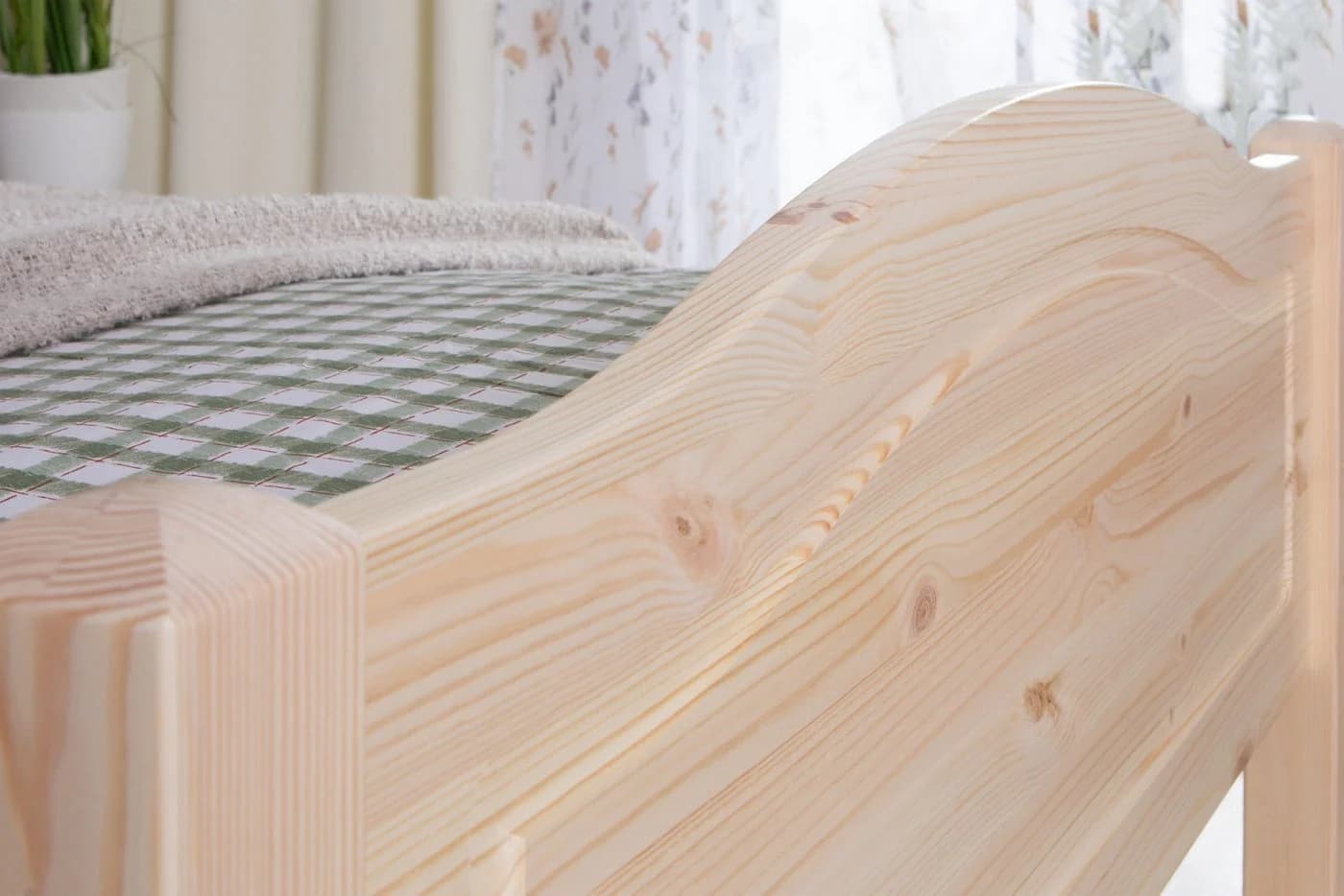 TiCAA Massivholz Doppelbett Rita Kiefer Natur - Bild 4