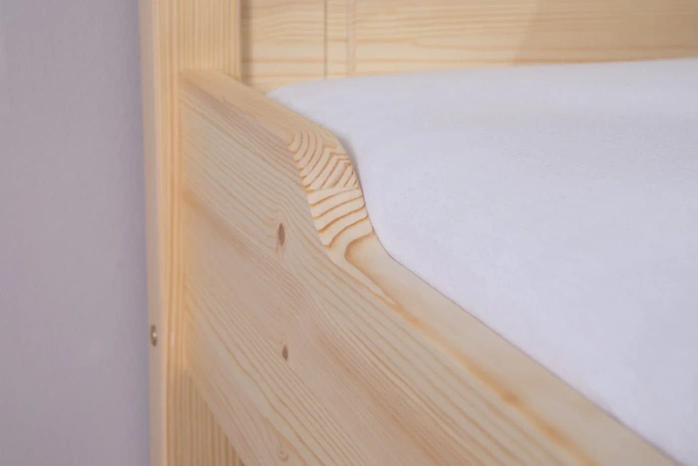 TiCAA Massivholz Doppelbett Rita Kiefer Natur - Bild 5