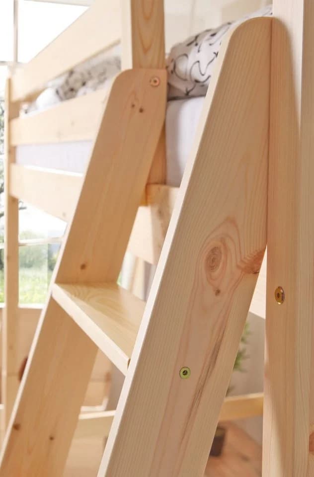 Ticaa Hochbett Matthias 140x200 Kiefer Natur - Bild 4