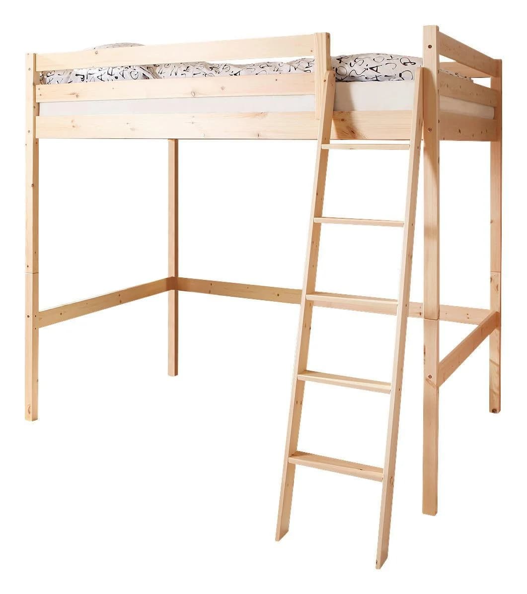 Ticaa Hochbett Matthias 140x200 Kiefer Natur - Bild 5