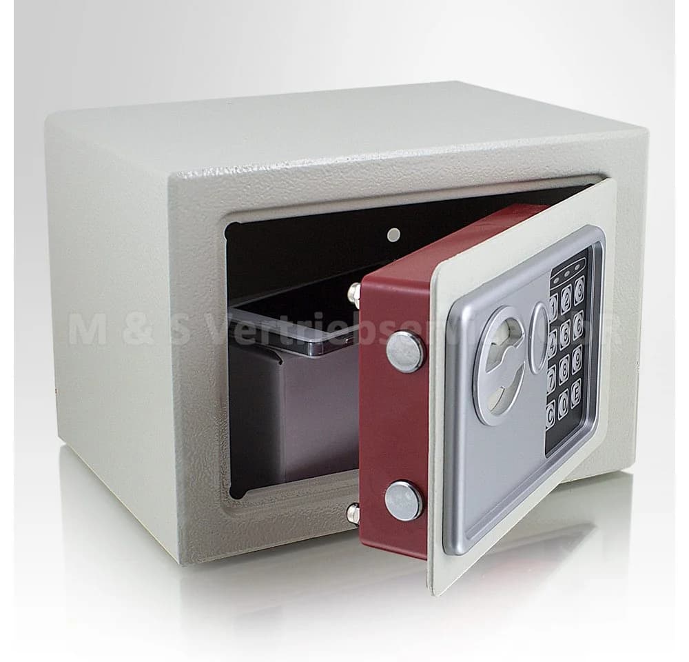 Bituxx Wandtresor Minisafe elektronisch Lichtgrau - Bild 2