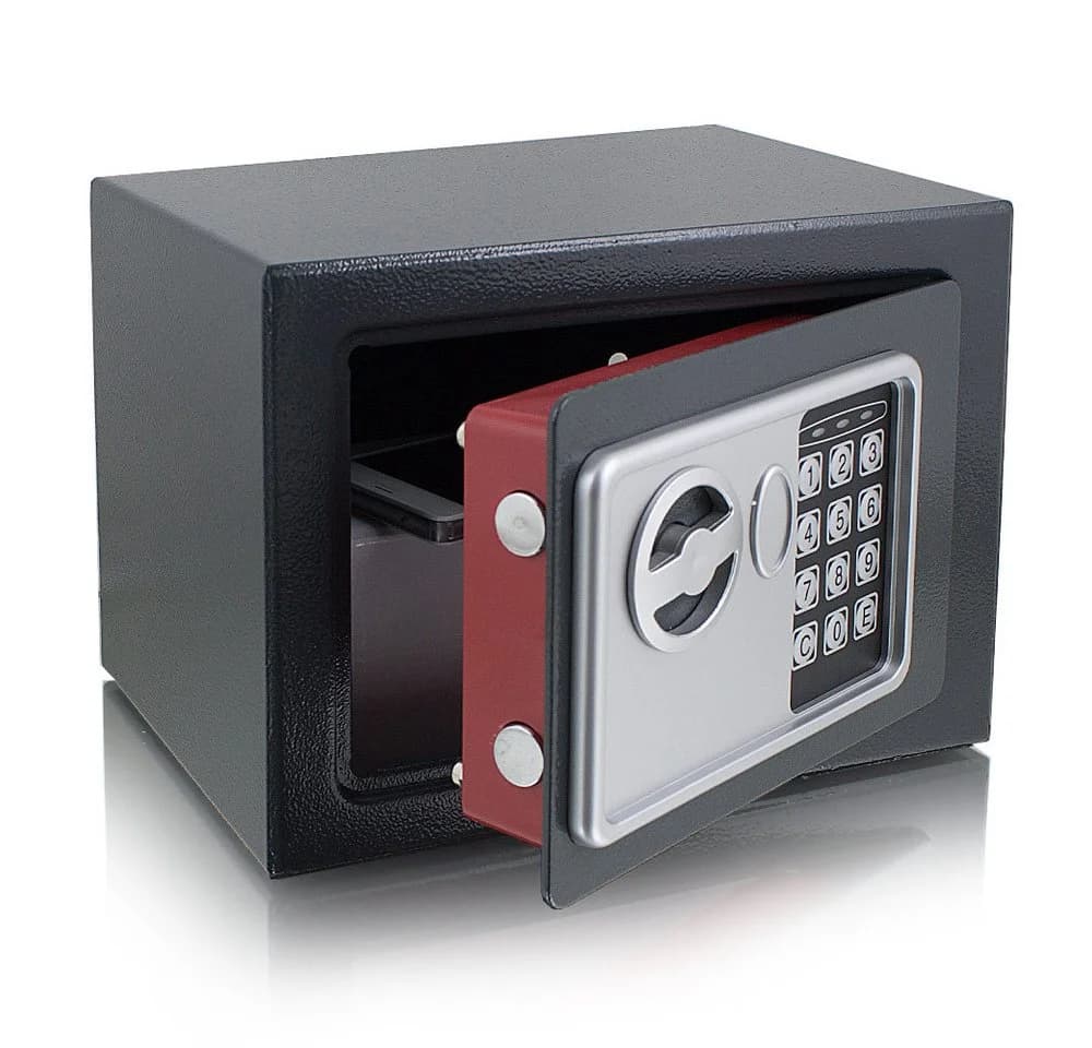 Bituxx Wandtresor Minisafe elektronisch Grau - Bild 2