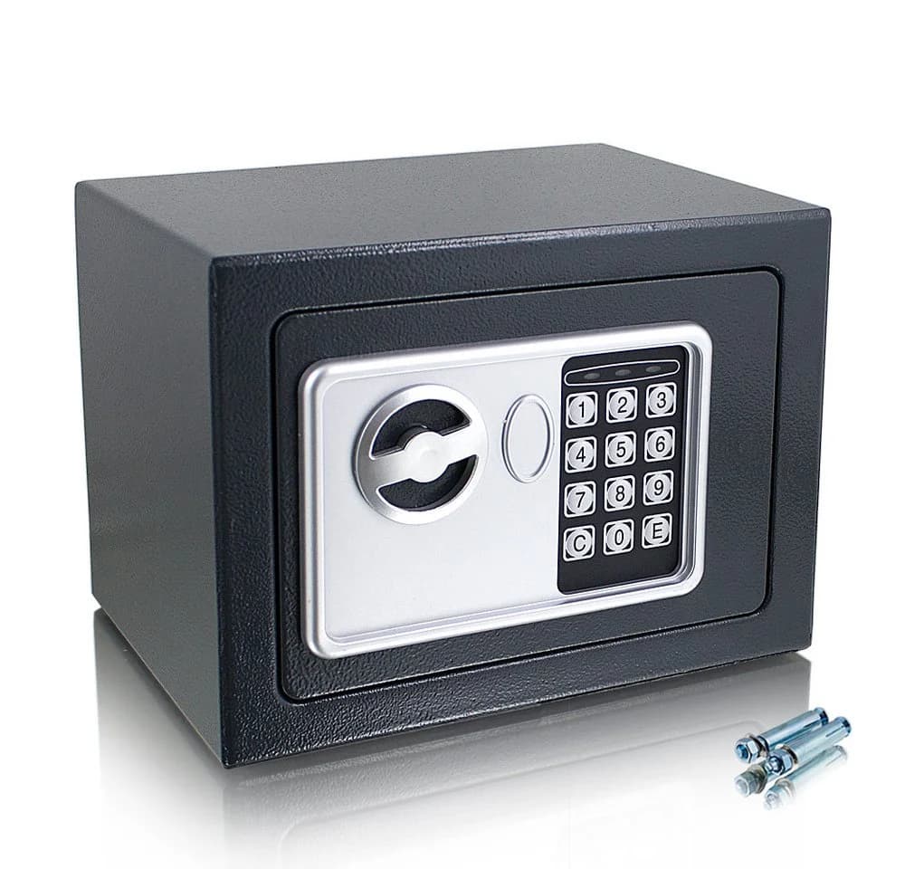 Bituxx Wandtresor Minisafe elektronisch Grau - Bild 4