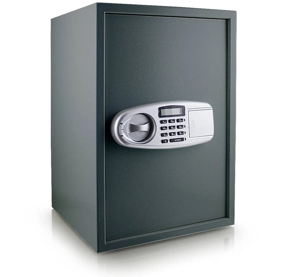 Bituxx Tresor elektronisch Grau MS-11392 mit Doppelbolzenverschluss - Bild 2