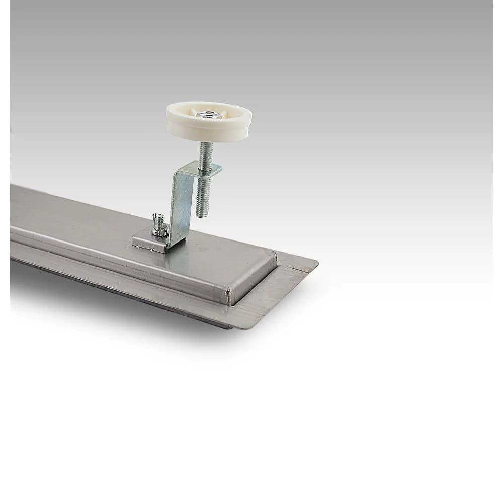 Bituxx Duschrinne Tropfen 90cm Edelstahl Silber