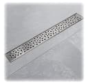 Bituxx Duschrinne Tropfen 90cm Edelstahl Silber Bild 2