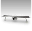 Bituxx Duschrinne Tropfen 90cm Edelstahl Silber Bild 3