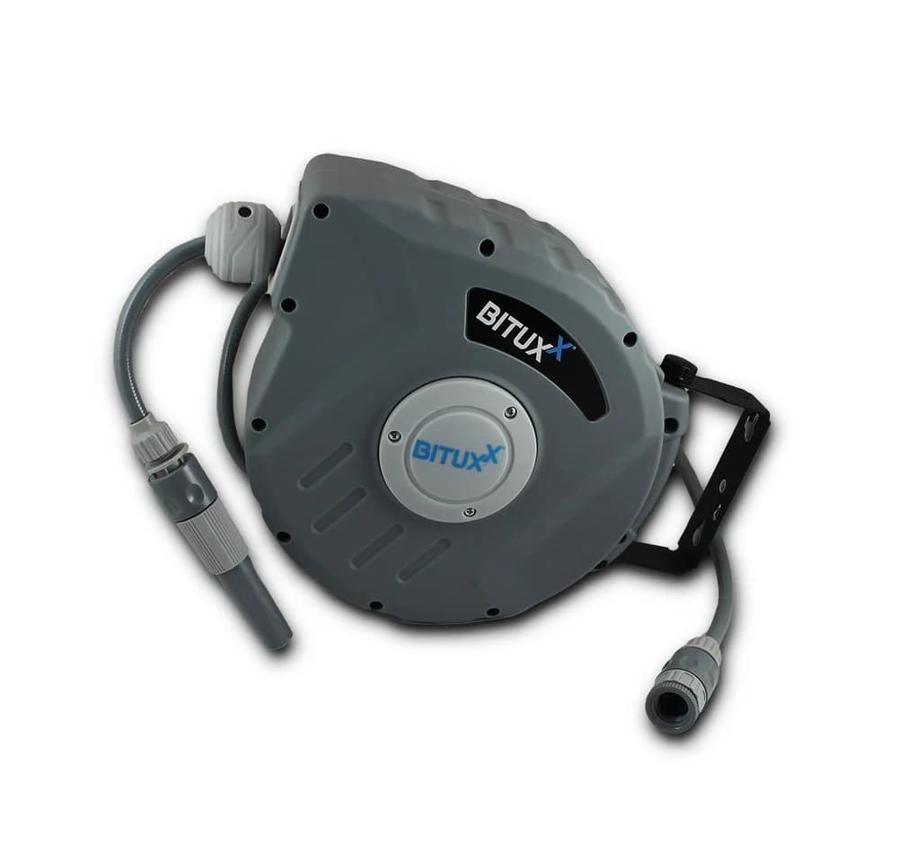Bituxx Wasserschlauchtrommel 10m Automatik Grau - Bild 2