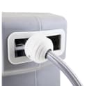 Bituxx Wasserschlauchtrommel 20m Grau Automatik Aufroller Bild 1