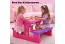 Bituxx Kindersitzgruppe mit Sonnenschirm Pink Bild 3