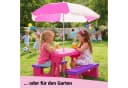 Bituxx Kindersitzgruppe mit Sonnenschirm Pink Bild 4