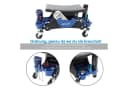 Bituxx Werkstatthocker rollbar mit Stauraum Blau/Schwarz Bild 5