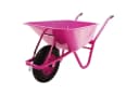 Bituxx Schubkarre 100 Liter 250 kg Rosa Schwarz Stahl Bild 2