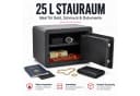Bituxx Wandtresor Smart Safe 25L Schwarz Metall Bild 3