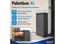 Bituxx Paketbox XL Anthrazit Abschließbar Bild 1