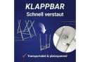 Bituxx Sägebock Klappbar Silber 150 kg Tragkraft Bild 5