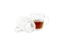 Almina Teeglas-Set 6-tlg. mit Henkel Transparent Bild 2