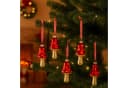 BURI Weihnachtsbaumkugel Fliegenpilz 4er-Set Glas Bild 3