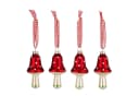BURI Weihnachtsbaumkugel Fliegenpilz 4er-Set Glas Bild 5