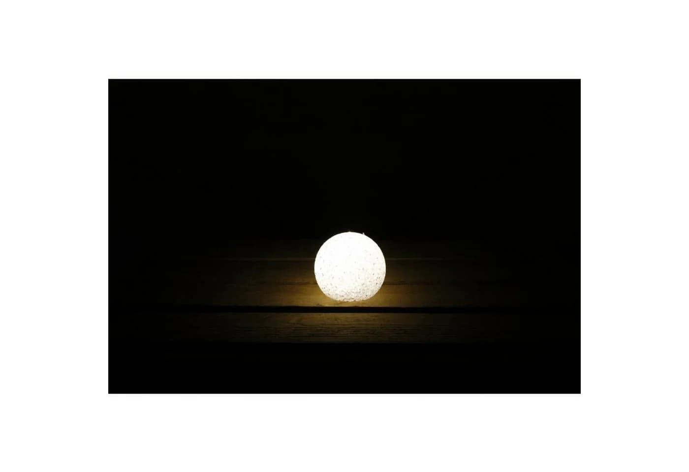 BURI LED Dekolicht Leuchtkugel Weiß 8cm