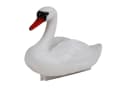 BURI Teichfigur Schwan Weiß Kunststoff Teichdeko Gartenfigur Bild 2