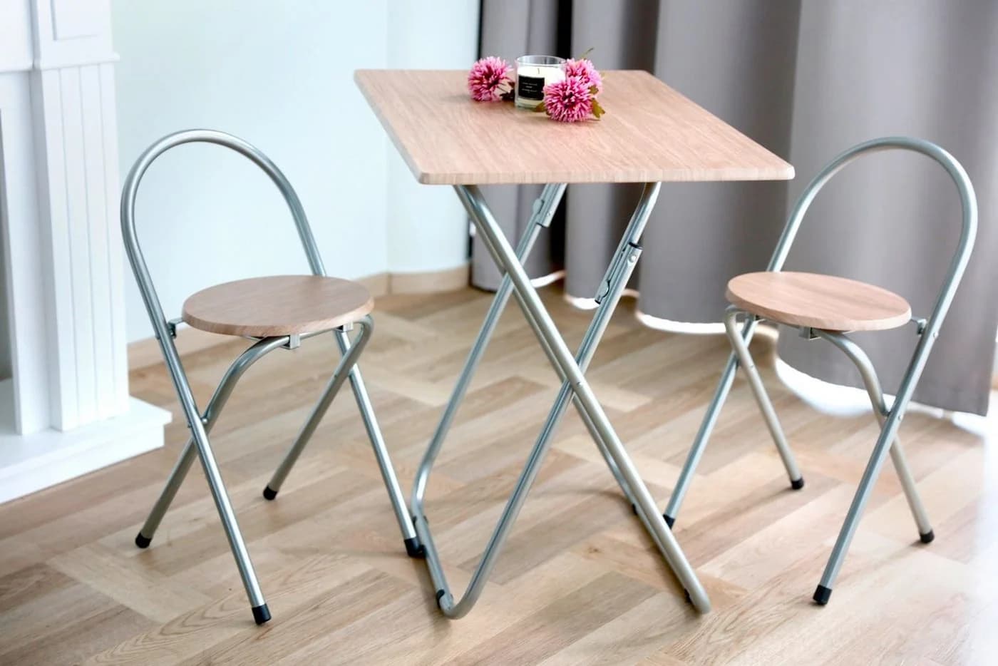 BURI Klappstuhl mit Metallgestell und MDF-Sitzfläche - Bild 5